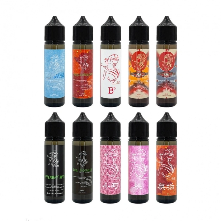 【69（無垢）Liquid Factory】全10種［60ml］タバコ / アップル / バニラ / カスタード / 紅茶 / チェリー / コーヒー / アブサン / 日本