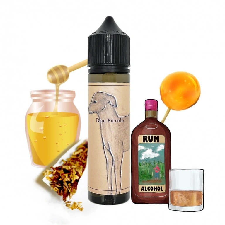 【BaksLiquidLab.】Don Piccolo［60ml］ ジャマイカダークラム × 葉巻 × 鼈甲飴 × 蜂蜜 / 日本