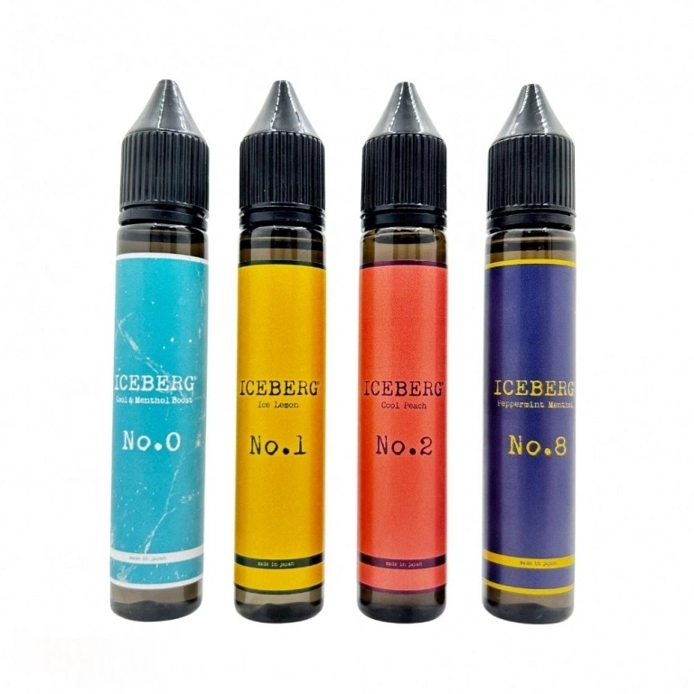 【ICEBERG】突き抜ける爽快感！30ml［全4種］強メンソール / ミント / フルーツ / 添加剤