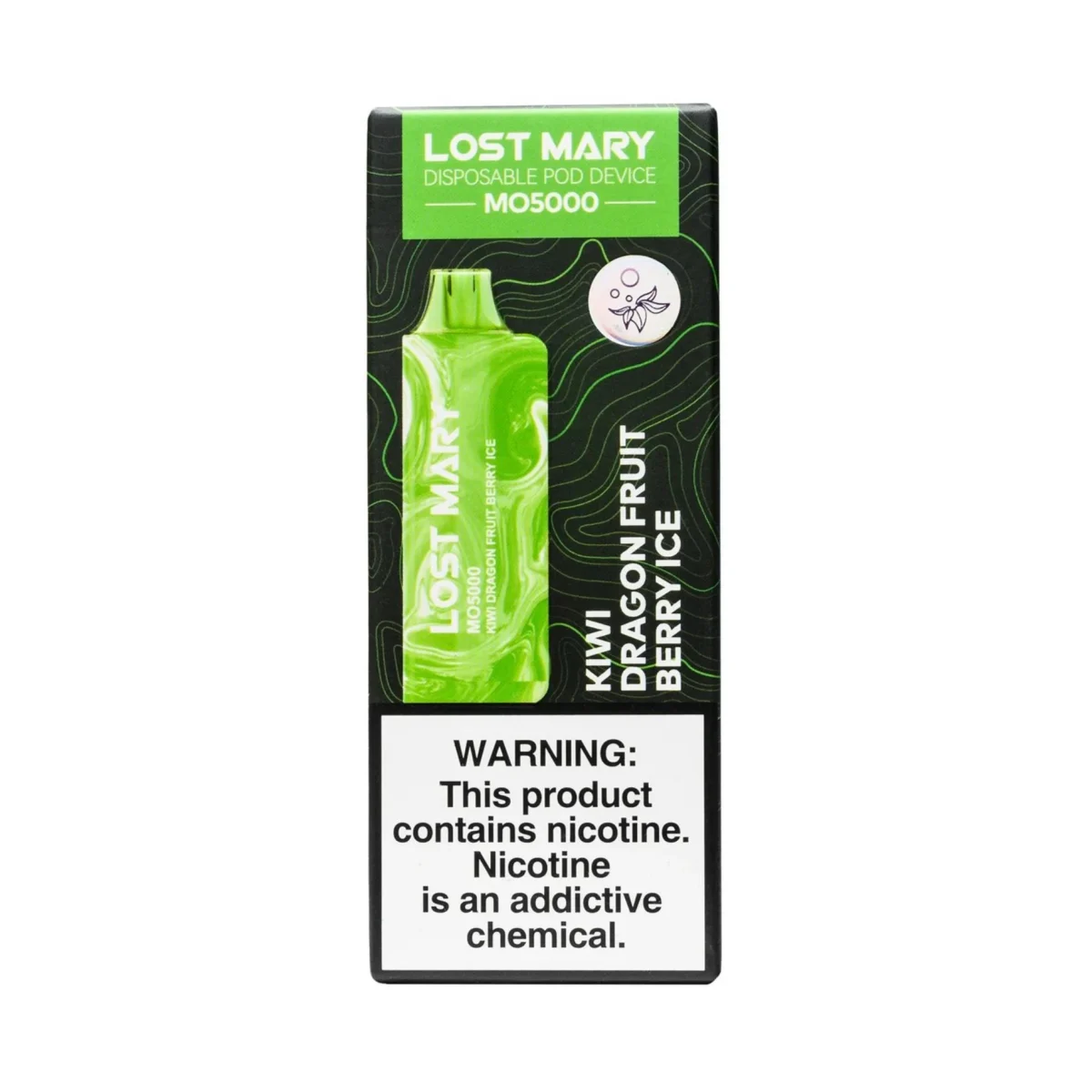 LOST MARY MO5000 KIWI DRAGONFRUIT BERRY ICE味(jigsawtool.com)