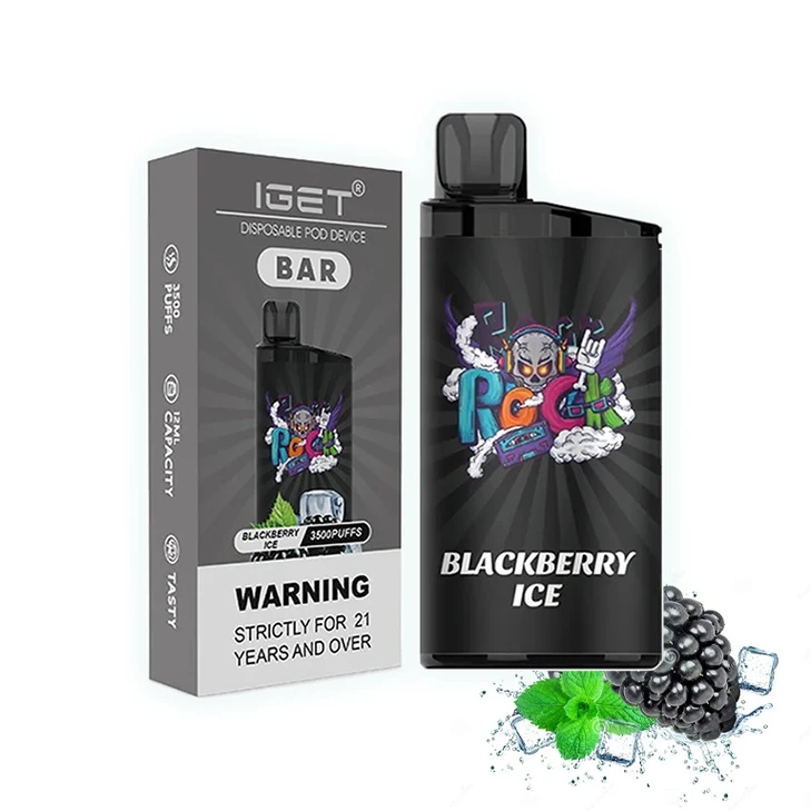 IGET BAR BLACKBERRY POMEGRANATE CHERRY ICE 3500 Puffs Disposable Vape(jigsawtool.com)