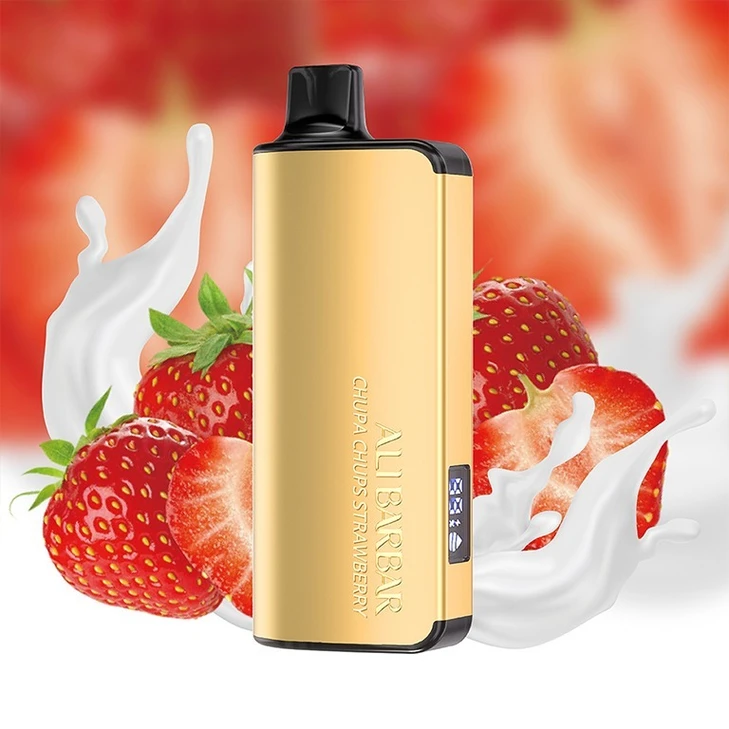 ALIBARBAR INGOT Chupa Chups Strawberry 9000 Puffs(jigsawtool.com)