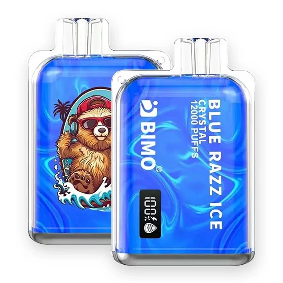 BIMO Crystal 12000 Puffs Blue Razz Ice(jigsawtool.com)
