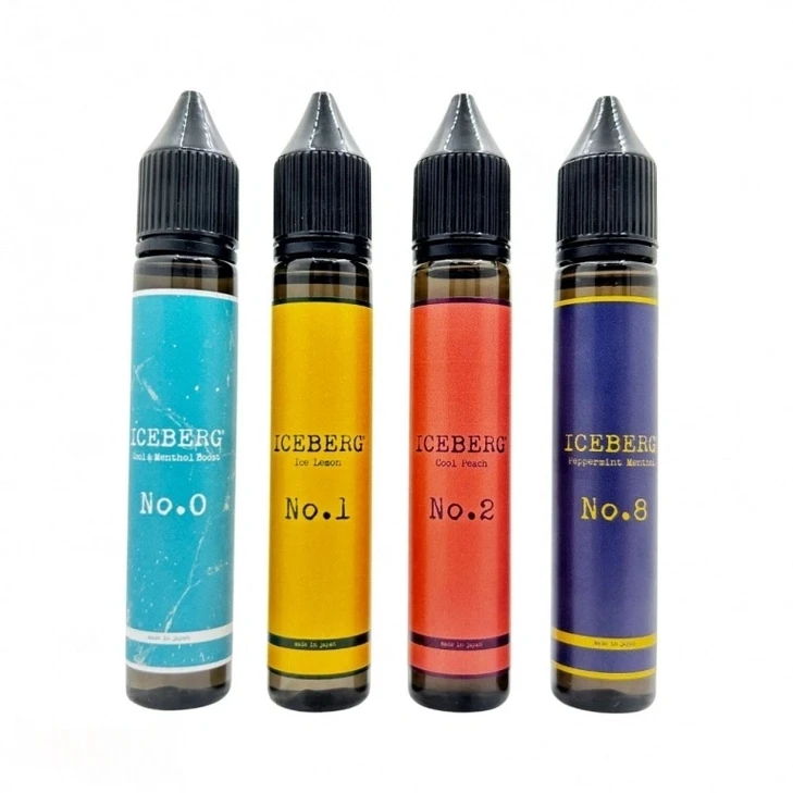 【ICEBERG】突き抜ける爽快感！30ml［全4種］強メンソール / ミント / フルーツ / 添加剤(jigsawtool.com)