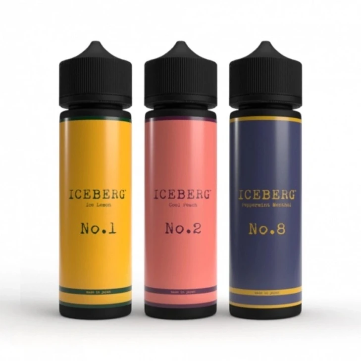 【ICEBERG】突き抜ける爽快感！60ml［全3種］強メンソール / ミント / フルーツ(jigsawtool.com)