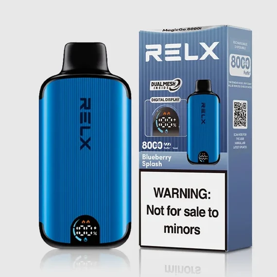 RELX MagicGo 8000 Puffs Blueberry Splash(jigsawtool.com)