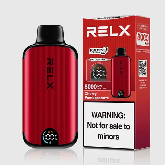 RELX MagicGo 8000 Puffs Cherry Pomegranate(jigsawtool.com)