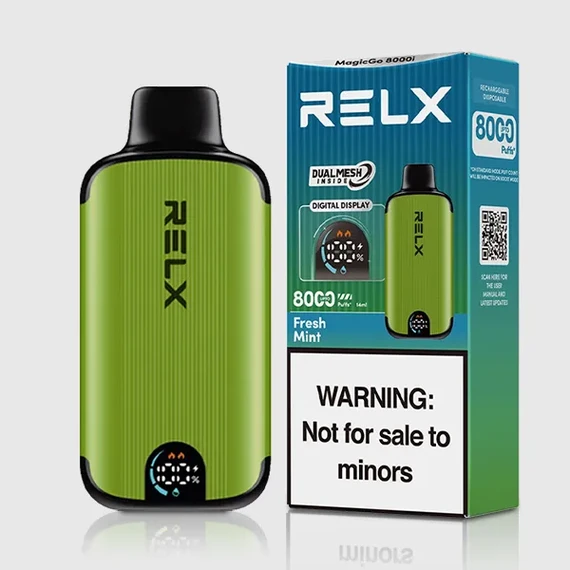 RELX MagicGo 8000 Puffs Fresh Mint(jigsawtool.com)