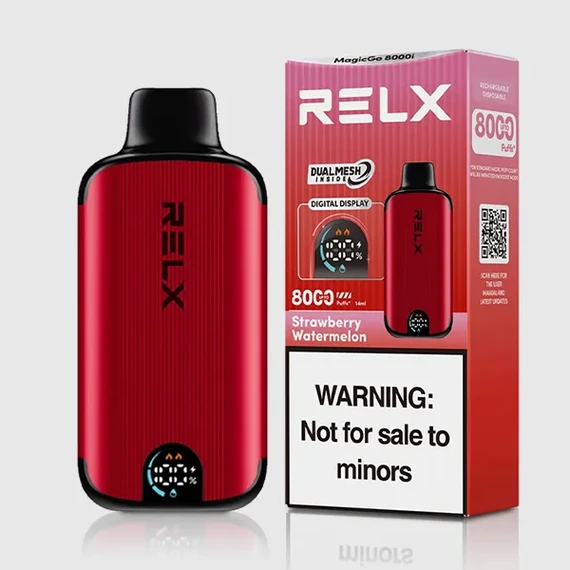 RELX MagicGo 8000 Puffs Strawberry Watermelon(jigsawtool.com)