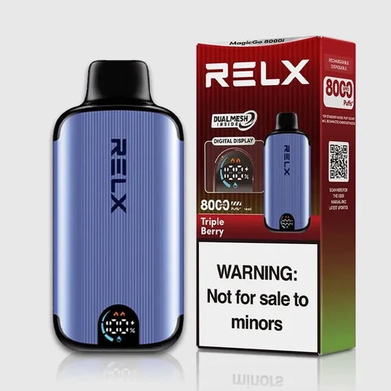 RELX MagicGo 8000 Puffs Triple Berry(jigsawtool.com)