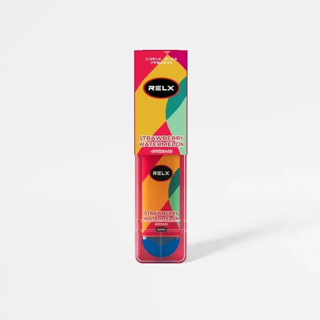 加熱 式 タバコ 灰皿 - RELX Bubblemon イチゴ&スイカ 600 Puffs 加熱式タバコ灰皿