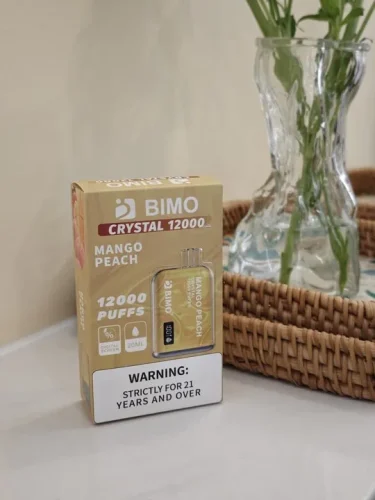 Click to view full screen BIMO Crystal 12000 Puffs Mango Peach(jigsawtool.com) photo review